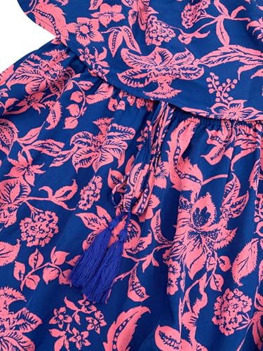 Image of Women's Ruffle Floral Maxi Summer Casual Dress Off Shoulder Wedding Guest Slit Hem Beach Prom Dresses