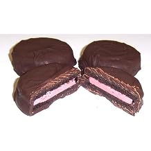 Scott's Cakes Dark Chocolate Covered Berry Burst Ice Cream in a 8 oz. Parrotville Bag