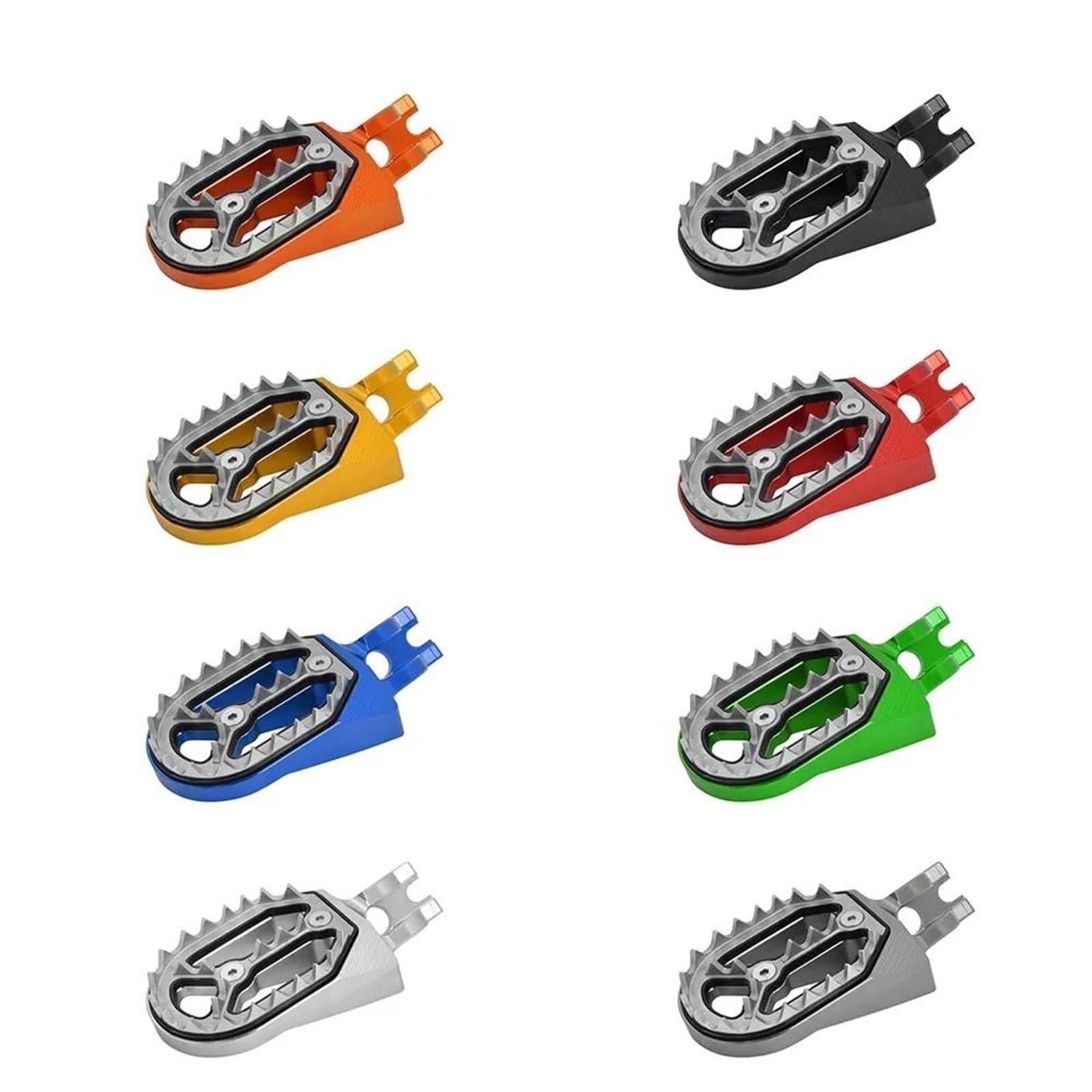 Pedal Para Kawasaki KLX450 2008-2015 2014 2013 2012 2011 2010 2009 Accesorios De Motocross Estriberas Reposapiés Pedal Repuesto(Nero)
