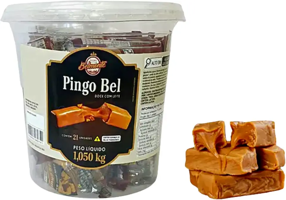 Doce de Leite Pingo Bel Ouro de Minas – Pote com 21 Unidades de 16g | Cremoso, Artesanal e Sabor Caseiro