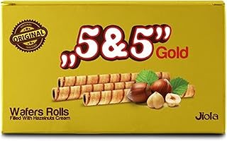 ويفر جيولا 5 و5 من ابو عوف، ذهبي، 12 قطعة