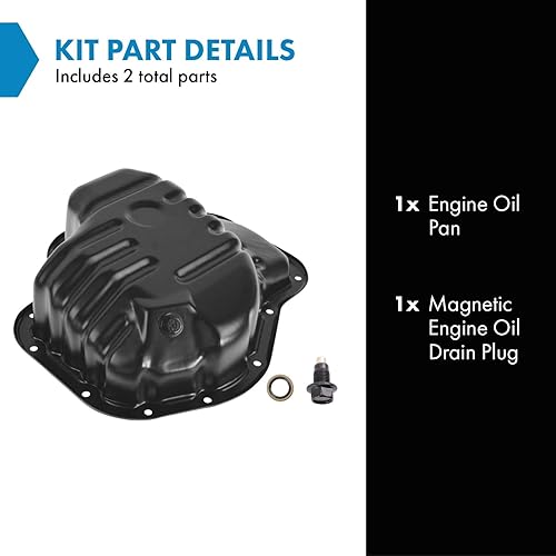 Vista 77 de Cárter de aceite del motor para Ford Bronco F Series Pickup Truck Econoline Van 4.9L I6