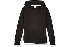 Stylish Black Youth Hoodie for Girls and Toddlers: The Epitome of Comfort and Style