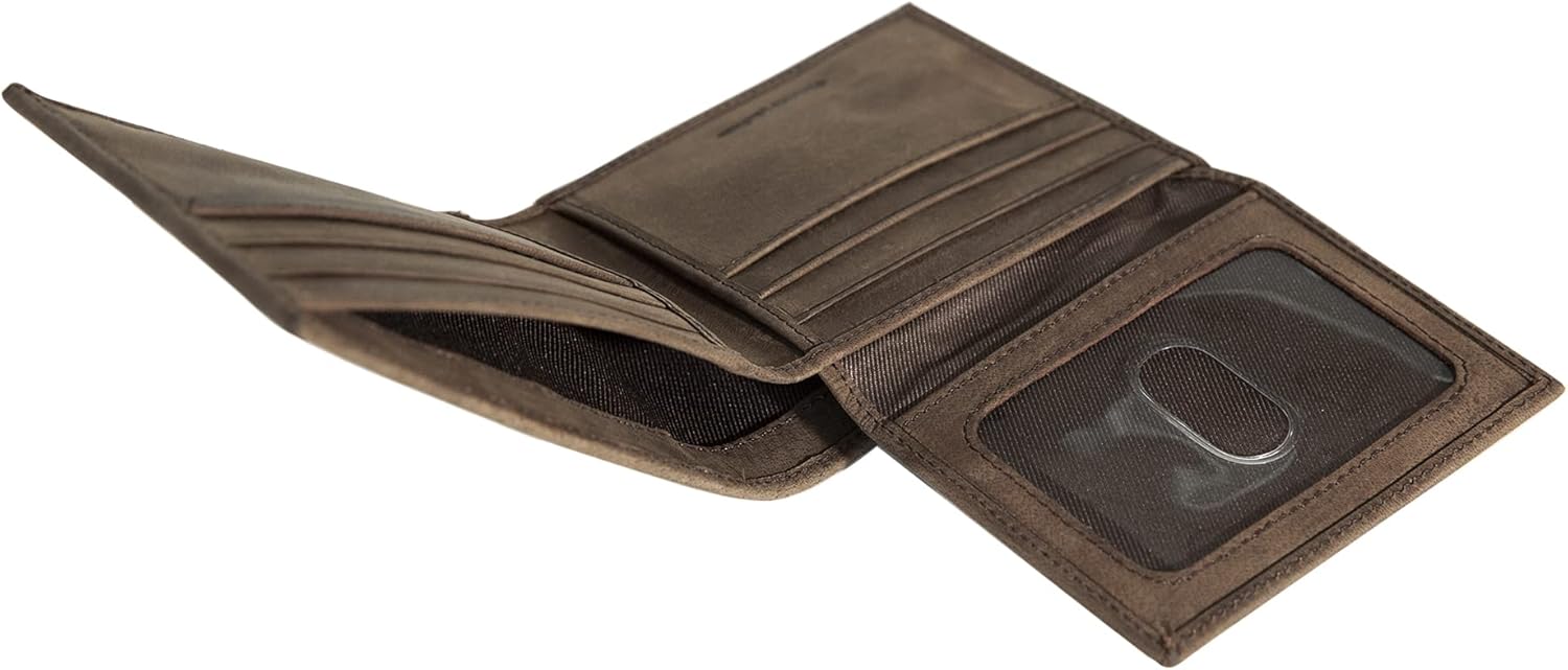 Lucky Brand Men's Bifold Wallet | ID Window | Card Slots | Genuine Leather | Organization | Durable | Stylish - Image 7