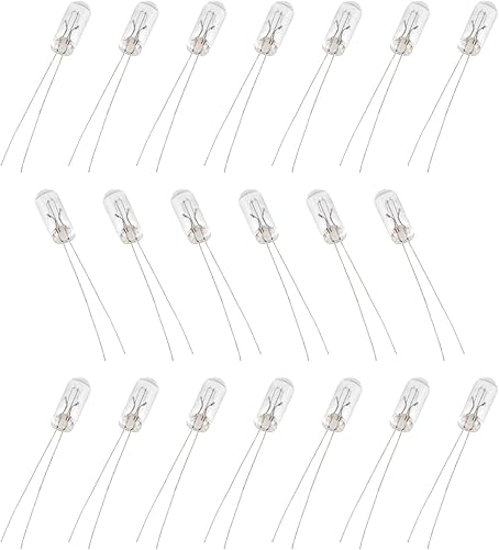 Miniatura 10 de FUCSH - 50 bombillas traseras de panel de calibre de 0.185 in de 12 V-14 V 95 ma compatibles con GMC, Buick, Cadillac, GM, Chevy