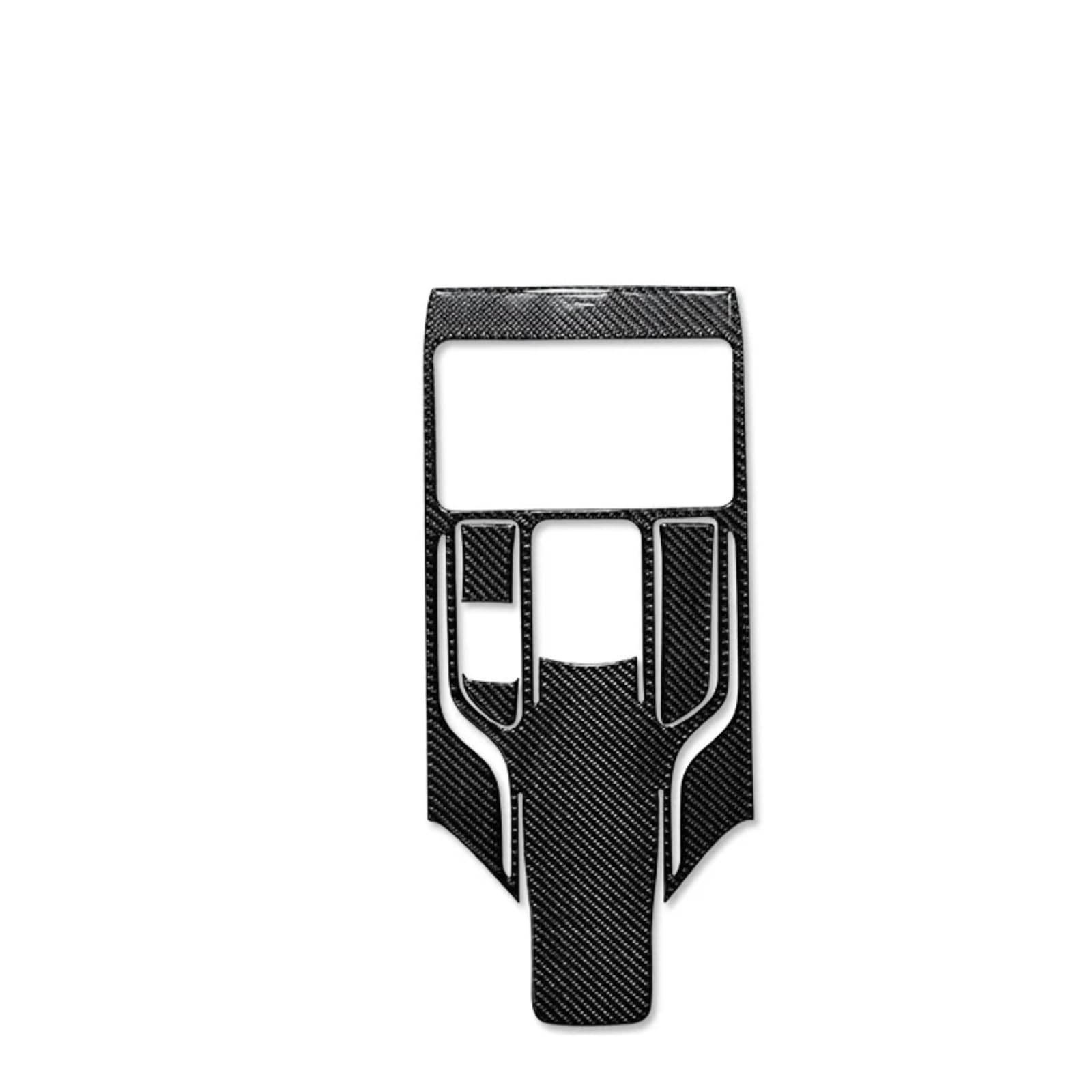 QBKGMEWCA Door Lifting Decorative Frame Central Control Gear Shift Panel Compatible for HongQi E-QM5 Soft Carbon Fiber(Type1)