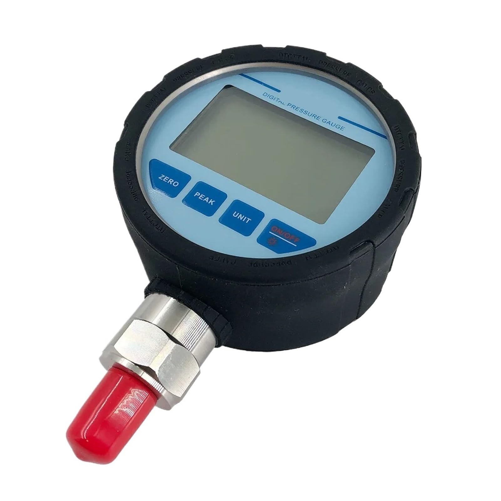Manometer G1/2, Edelstahl-Flüssigkeitsmanometer, hydraulisches Manometer mit LCD-Ziffernanzeige, Genauigkeit 0,5% FS(-100KPa-250KPa)
