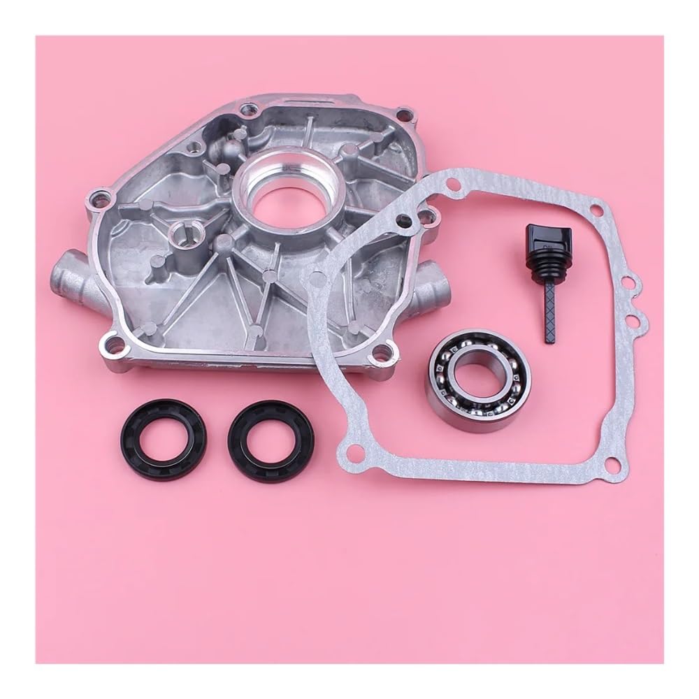 Junta de Tapa de cárter for H-nda GX160 GX200 GX 160 200 5.5HP 6.5HP Cojinete de cigüeñal Sello de Aceite Varilla de Nivel Pieza de Motor de cortacésped