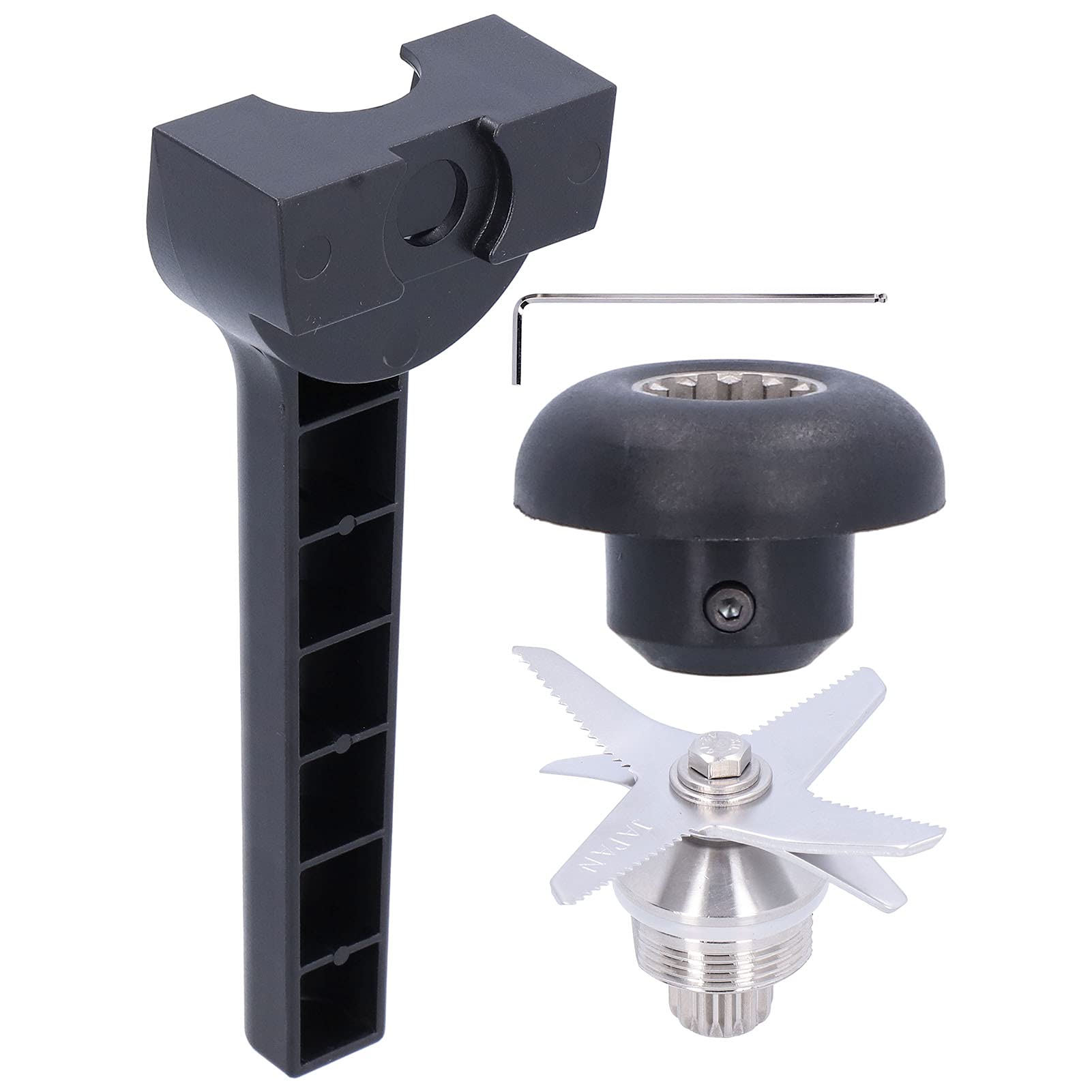Vitamix Replacement Blade Kit – Wet Blade, Wrench & Socket Tool For 5200, 5000, 5500, 4500 Series (Fits 64oz, 48oz, 32oz Classic Containers)
