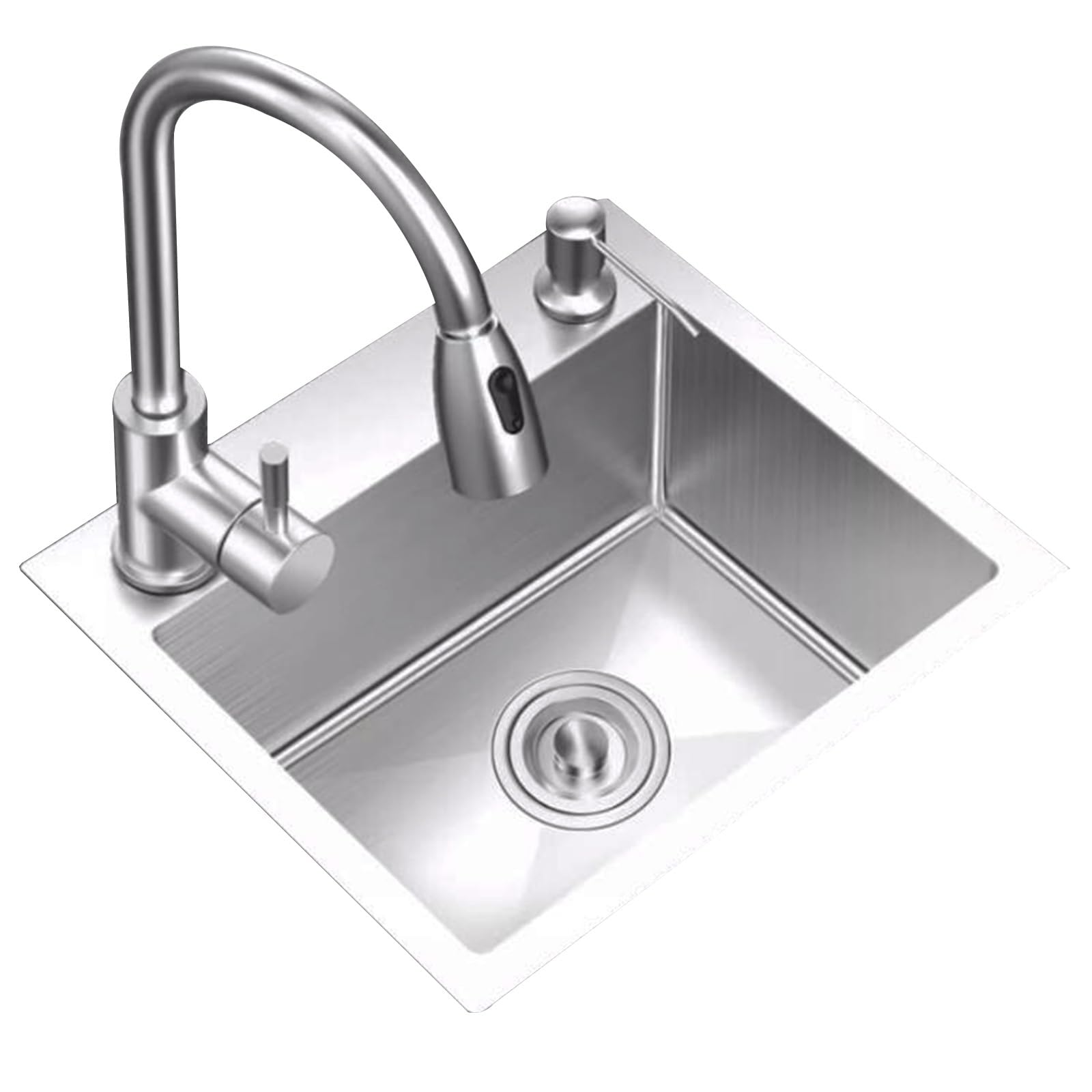 Évier de préparation pour bar et cuisine d'été avec robinet extractible pratique