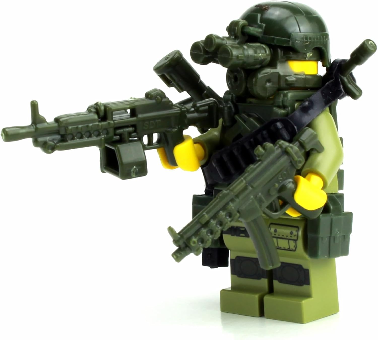 Battle Brick 1.6 Inches Tall Custom Special Forces Commando Custom Minifigure | Genuine Military Minifig | Packaged in USA | Great Gift for Ages 10+ to Adult AFOL