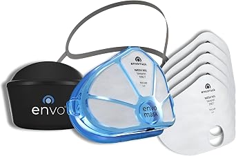 N95 Respirator Kit, Includes Headgear, 5 Individually Packaged Filters, Storage Case