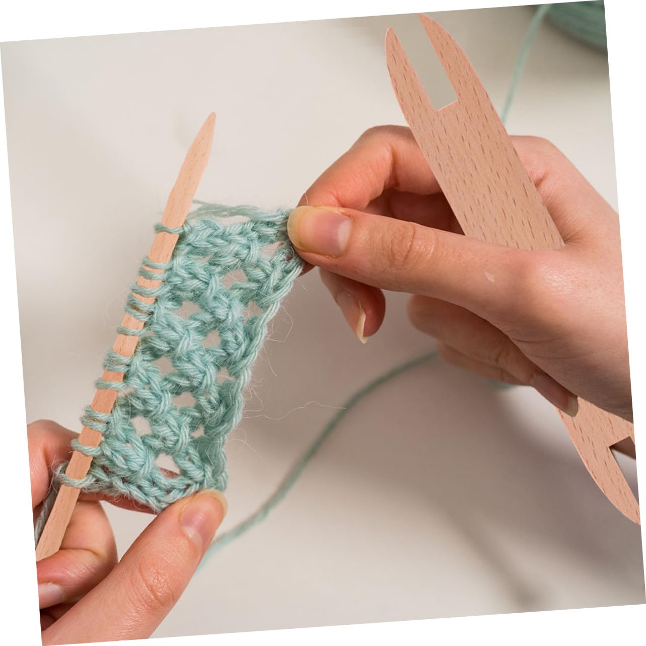 SEWACC 4 Sätze Pendeln Webstöcke Schiffchen Weben Strickstühle Strickwebstuhl Pullover Weben Schiffchen Braid Tool Strickset Werkzeug Stricknadeln Aus Holz Holzschiffchen 2 Stück * 4