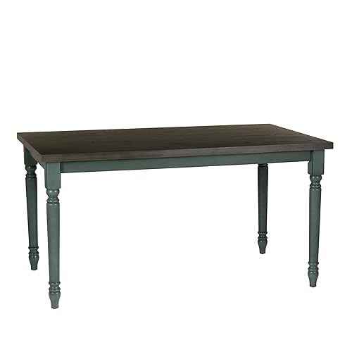 Furniture Willow Dining Table, 35.1/2" x 59" x 30.1/4", Teal