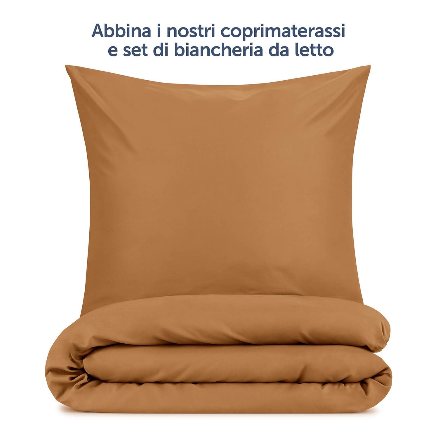 Blumtal Federe Cuscini Divano 50x50 cm - Set di Copricuscini per Divani in Microfibra a 2 Pezzi con Chiusura a Zip certificati Oeko-Tex, extra morbidi e lavabili - Marrone