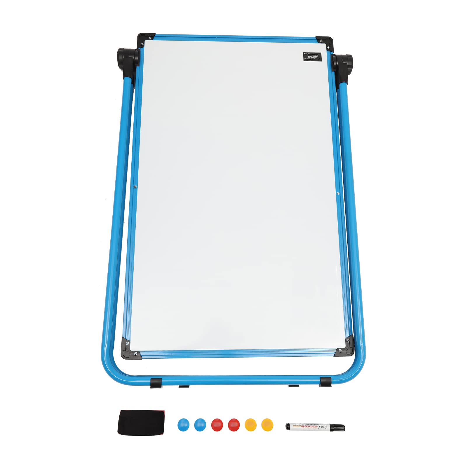 Dry Erase Board With Stand - 36"x23.5" Double-Sided Magnetic Whiteboard & Chalkboard, 360° Rotating Easel For Home, Classroom, Office 4 thumbnail image