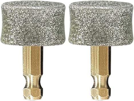 Dog Nail Grinder Wheels Head Bits 2PCS, Diamond Grinding Wheels Compatible for Casfuy, LOPSIC, YABIFE, LuckyTail, boomki, and Most Brands