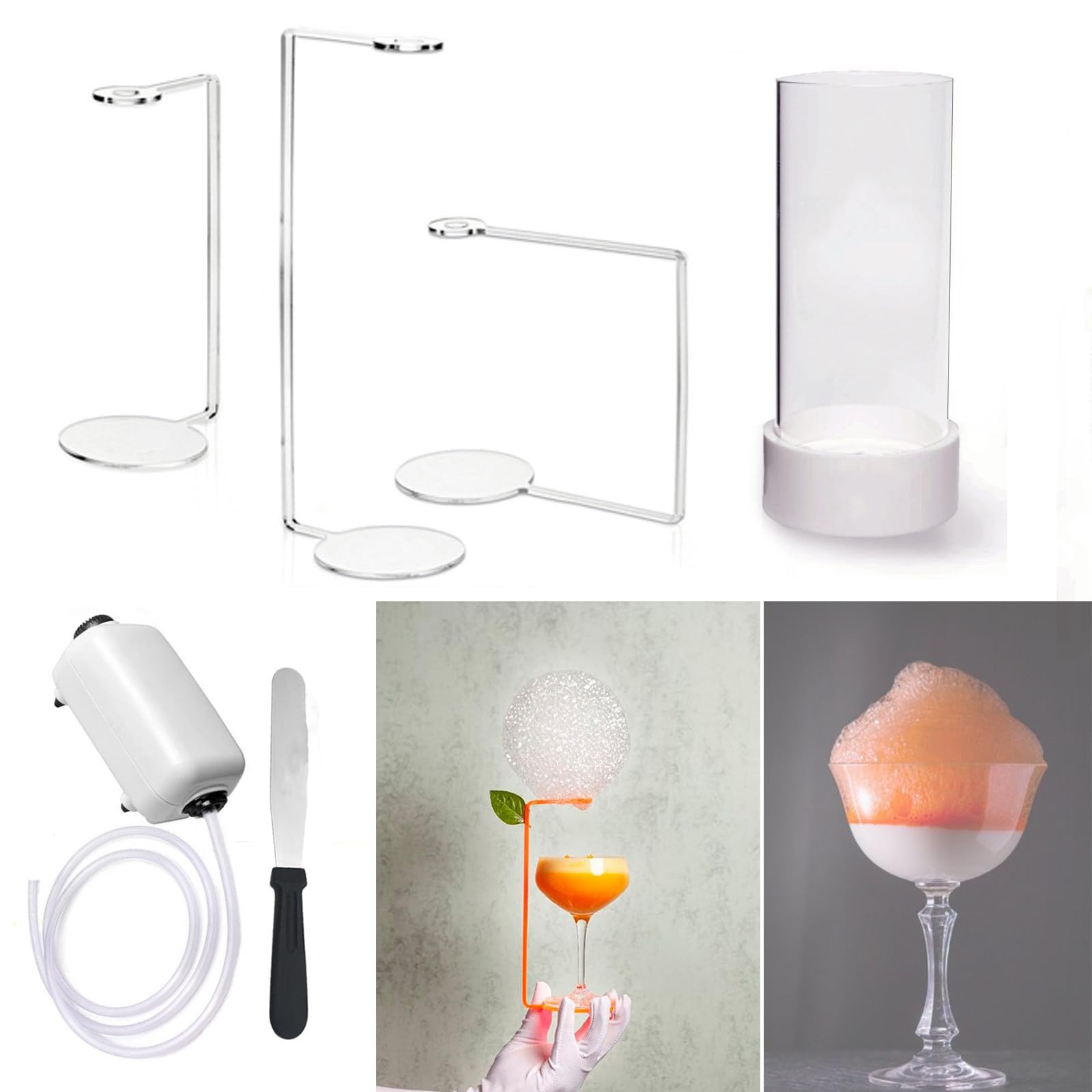 Kit Cucina Molecolare Blogiiup - Dispenser Per Caviale Molecolare, Perle Alimentari E Sfere Gastronomiche - Foto 4