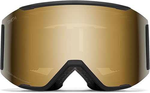 Vista 73 de SMITH Squad MAG - Gafas con lente ChromaPop, tecnología de cambio de lente fácil para esquí y snowboard, para hombres y mujeres Negro