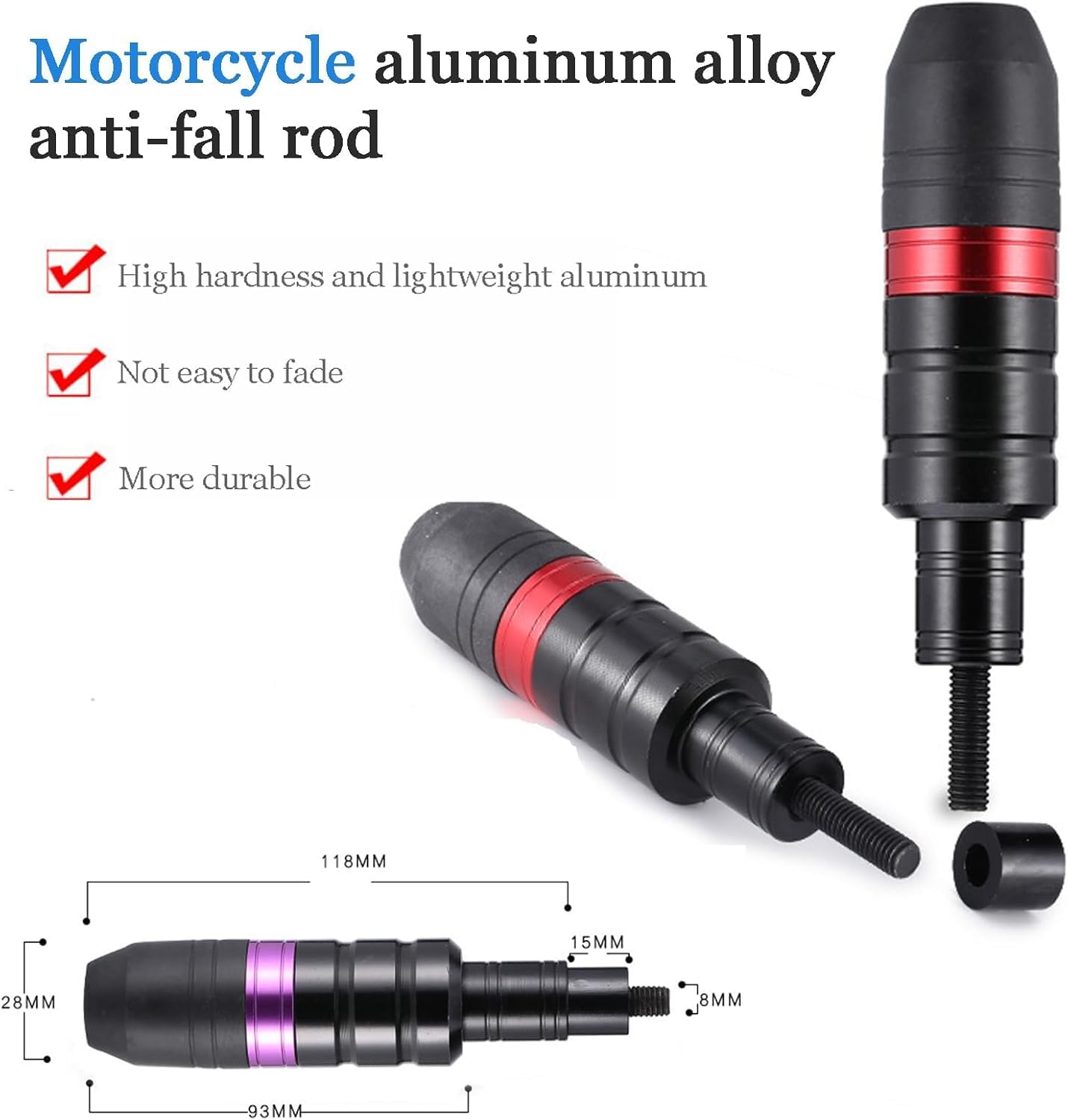 Protezione Anticaduta Moto per Yamaha FJR 1300 2001-2019 2020 2021 2022 2023 2024 2025 2026, Protezione Motore Laterale, Protezioni Telaio Antiurto Accessori,Gray