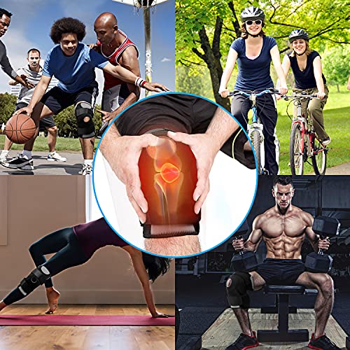 Knie Brace, Verstelbare kniesteun, Kniebeschermers Open-Patella Stabilizer Antislip met hoogwaardig ademend neopreen… - Image 7