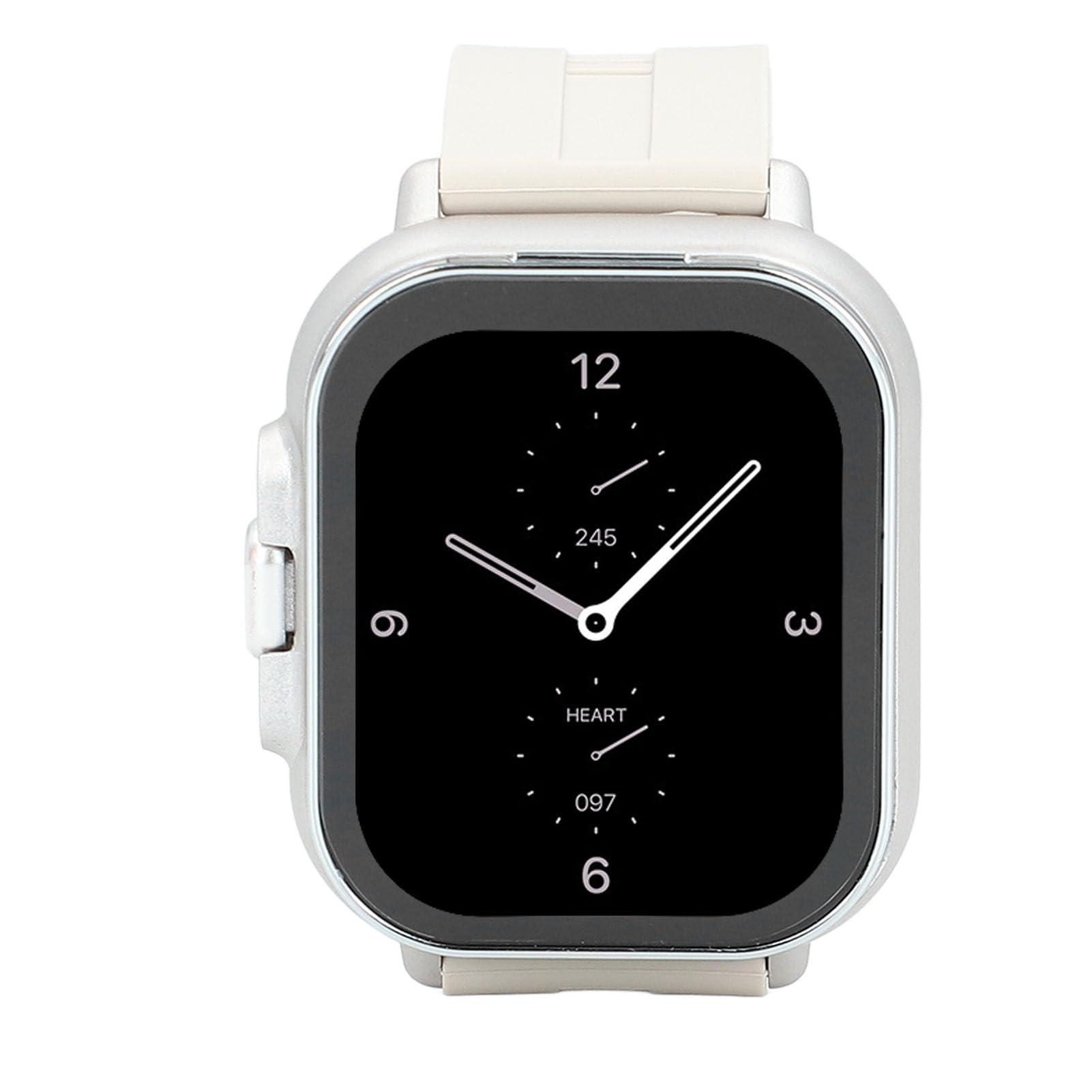 Cocoarm Montre Intelligente 2 en 1 avec écouteurs Bluetooth, NFC (Silver