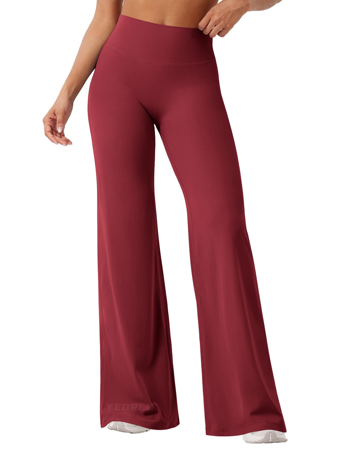 YEOREO Workout Leggings Womens No Front Seam Straight Leggings 29"/ 31.5"/ 33"/ 35" High Waist Buttery Eddiy Gym Yoga Pants — view 14