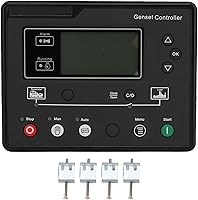 Vista 1 de TOPINCN Generator Controller with LCD Display, Generator Set Controller for HQM6110U Gasoline Generator Sets DC 835V Generator Control Panel