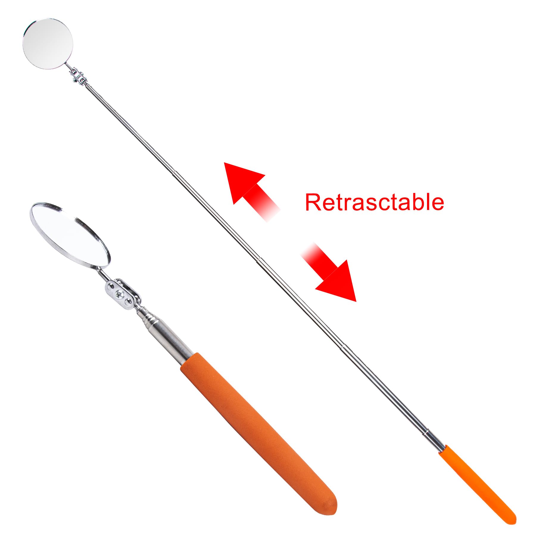 2 Stück Teleskop Inspektionsspiegel Set, Mechanisc Produktbild-Vorschau 3