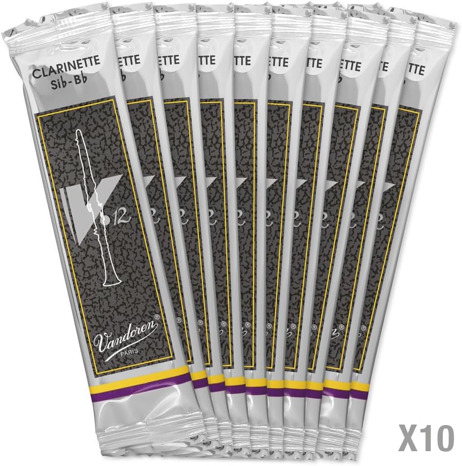 Vandoren CR1935 Bb Clarinet V.12 Reeds Strength 3.5; Box of 10