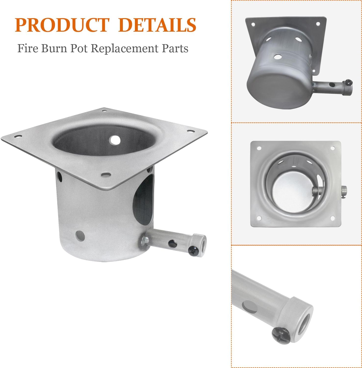 Fire Burn Pot Replacement Parts for Traeger Pellet Grill,Compatible with Traeger Grill and Most Pit Boss Grills image 3