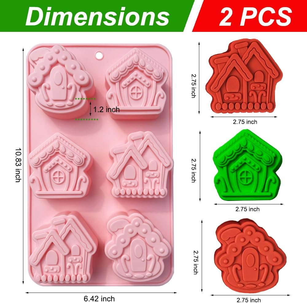 2 Moldes De Silicone Para O Halloween, 18 Cavidades Fantas