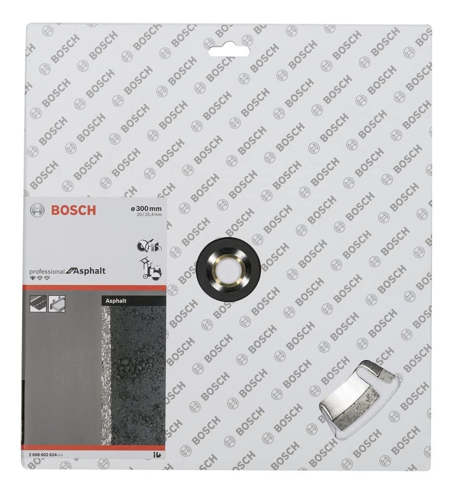Bosch 2 608 602 624 - Disco tronzador de diamante Standard for Asphalt - 300 x 20/25,40 x 2,8 x 10 mm (pack de 1)