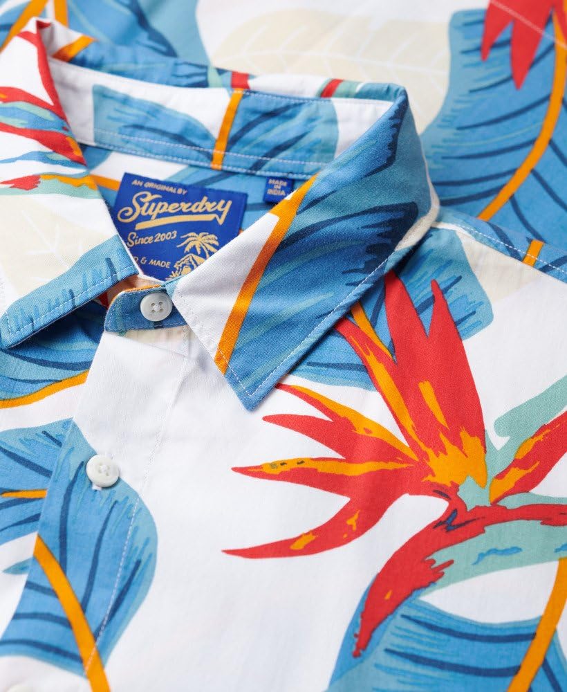 Superdry Herren Hawaiian Shirt R1 - S/S Hemd (M) (1er Pack)