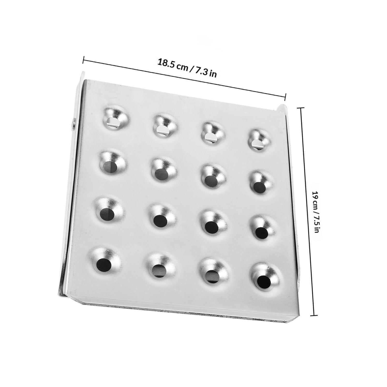 Inoxidable Escalón Plegable Antideslizante de Acero para Remolque