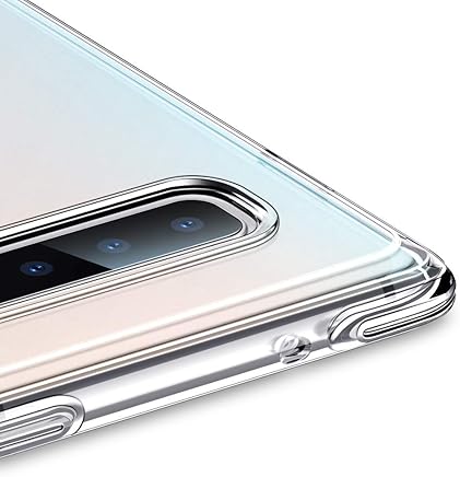 ESR Funda Essential Guard Clear Compatible con Samsung Galaxy S10 Plus, Funda de Silicona Suave con Parachoques Reforzado en Las Esquinas para Samsung S10 Plus - Transparente Jelly