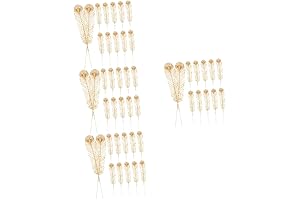 Totority 40 Pcs Artificial Edible Palm Leaves Cake Decor