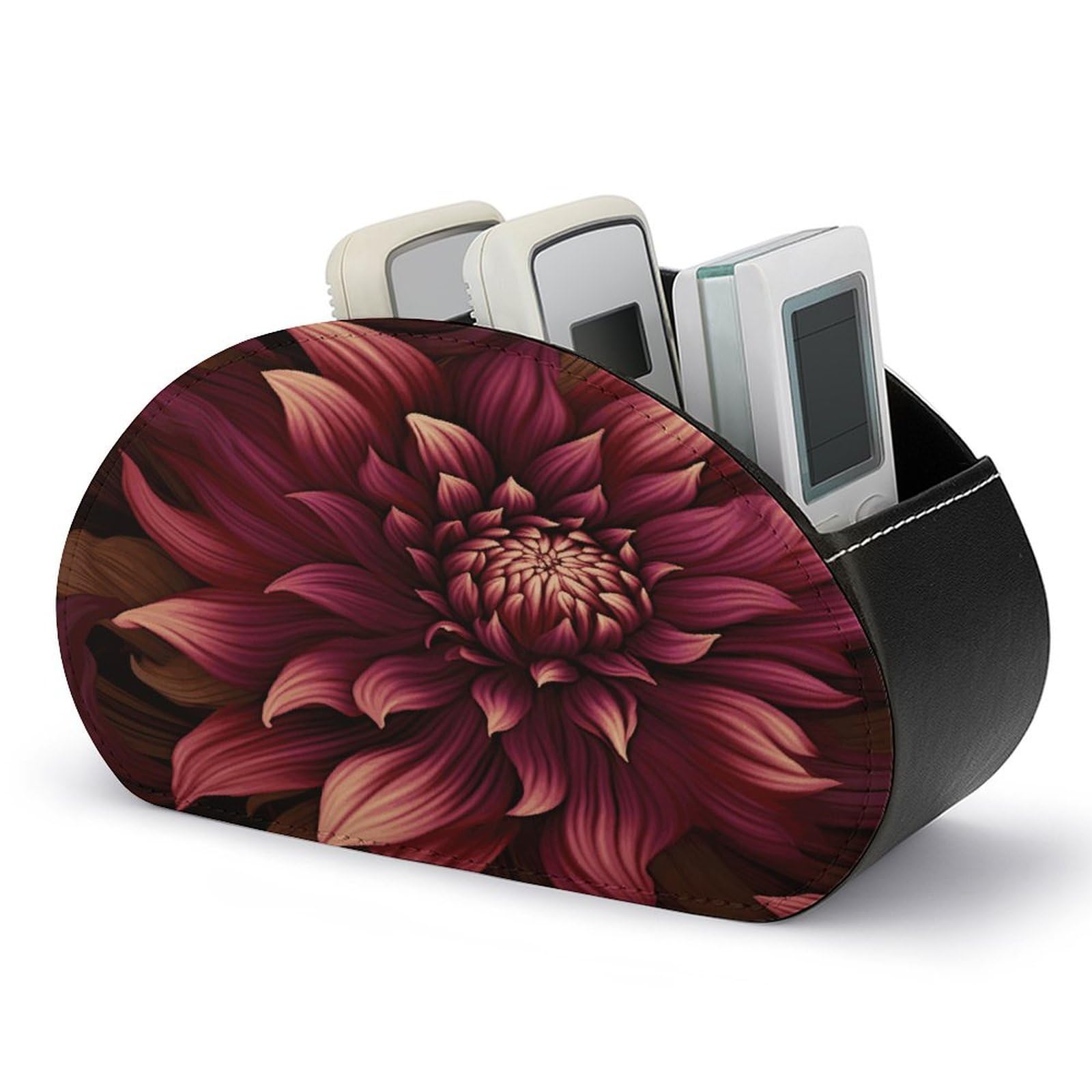 Support de télécommande en cuir pour salon et table de chevet ordonnés