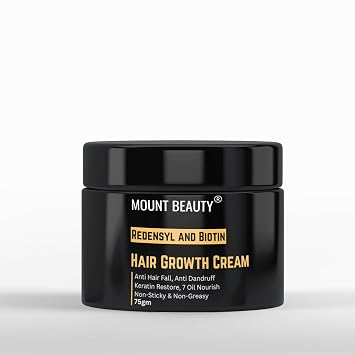 Advanced Hair Growth Serum Cream | Redensyl - 2x Better Results than Minoxidil | Anagain, Biotin, Onion Oil | Hair growth & Hair fall control serum Cream for Women & Men | 100gm Non-Sticky