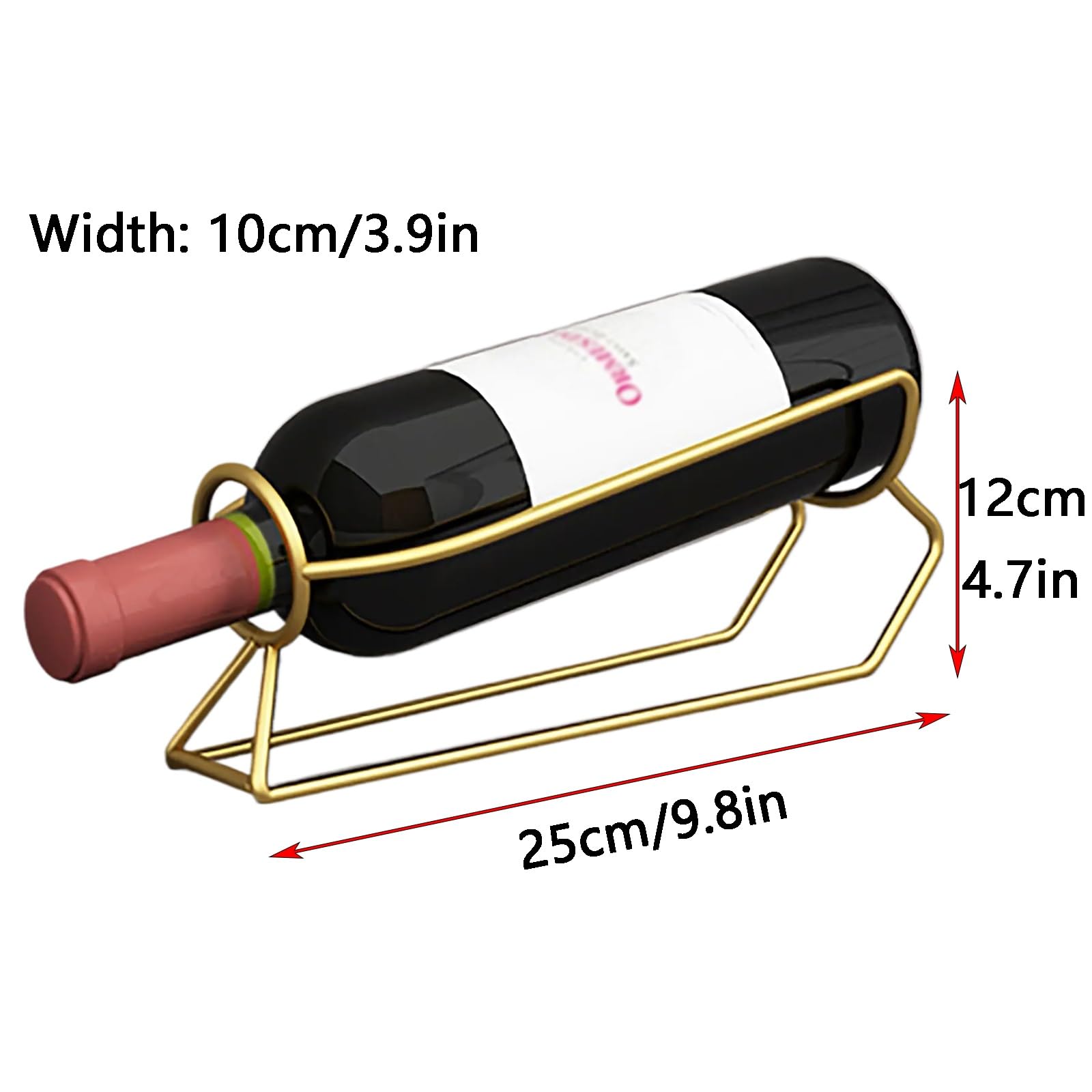 Estantes para vino, Soporte de carga estable, ahorra espacio(Brown)