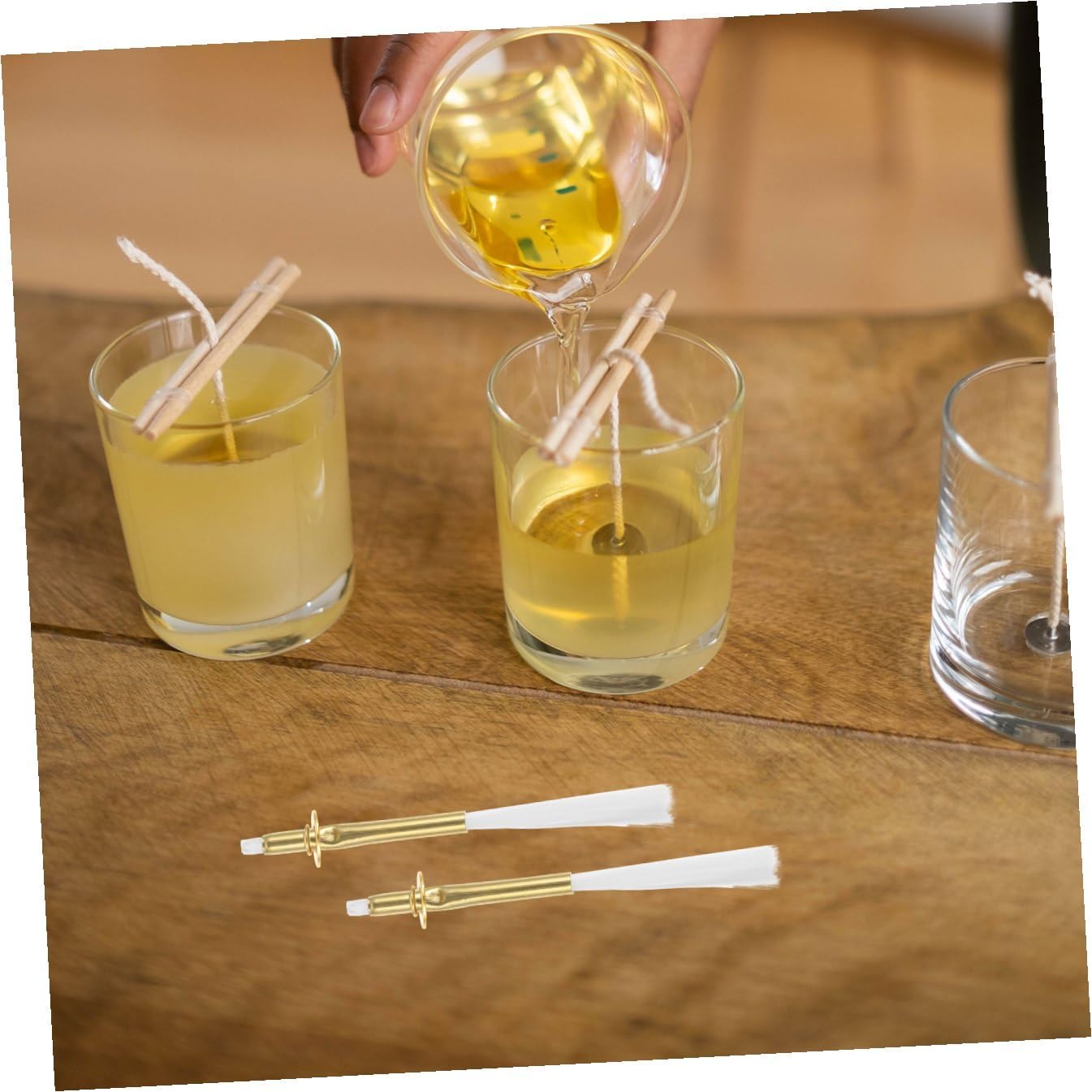 Oil Lamp Wick Household 10 Pack Replaceable Round Wicks for DIY Projects