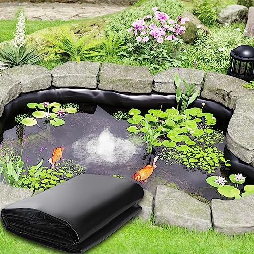 Amazon.com : SOMXOY HDPE Pond Liner 15X20FT 20 Mil Thickness