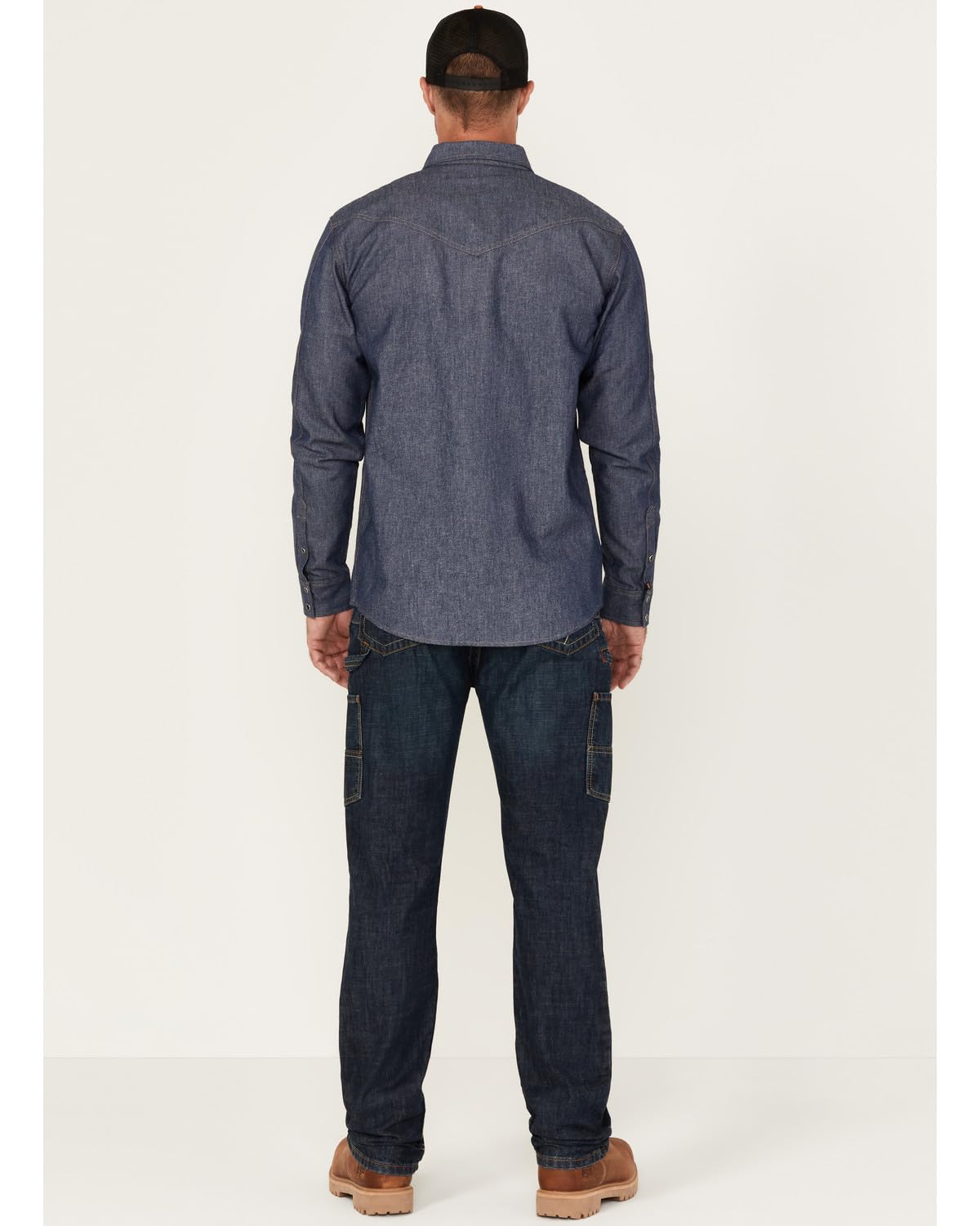 Lapco FR P-INDM10U 36X32 100% Cotton Flame-Resistant Utility Jeans,Cotton, 36" x 32", Medium Washed Denim (