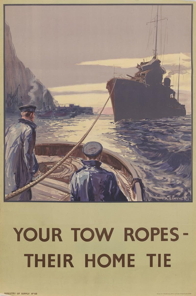 Your Tow Ropes - Ich domowy krawat plakat wydruk autorstwa Percy Angelo Staynes (24 x 36)