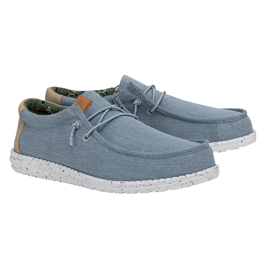 HEYDUDE Wally Washed Canvas MocassinoUomo