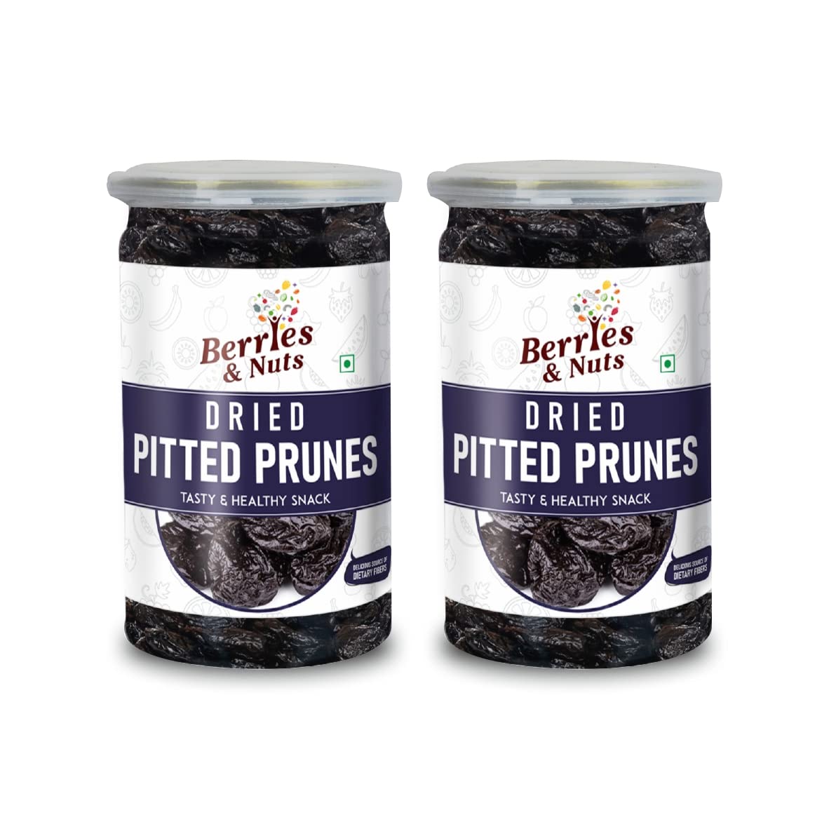 Berries And Nuts Premium California Pitted Prunes | Antioxidant Rich, Super Food, Dried Plum, Pitted Prune | 500 Grams | 2 Bottle of 250 Grams (B09PJKNHDK) Amazon Price History, Amazon Price Tracker