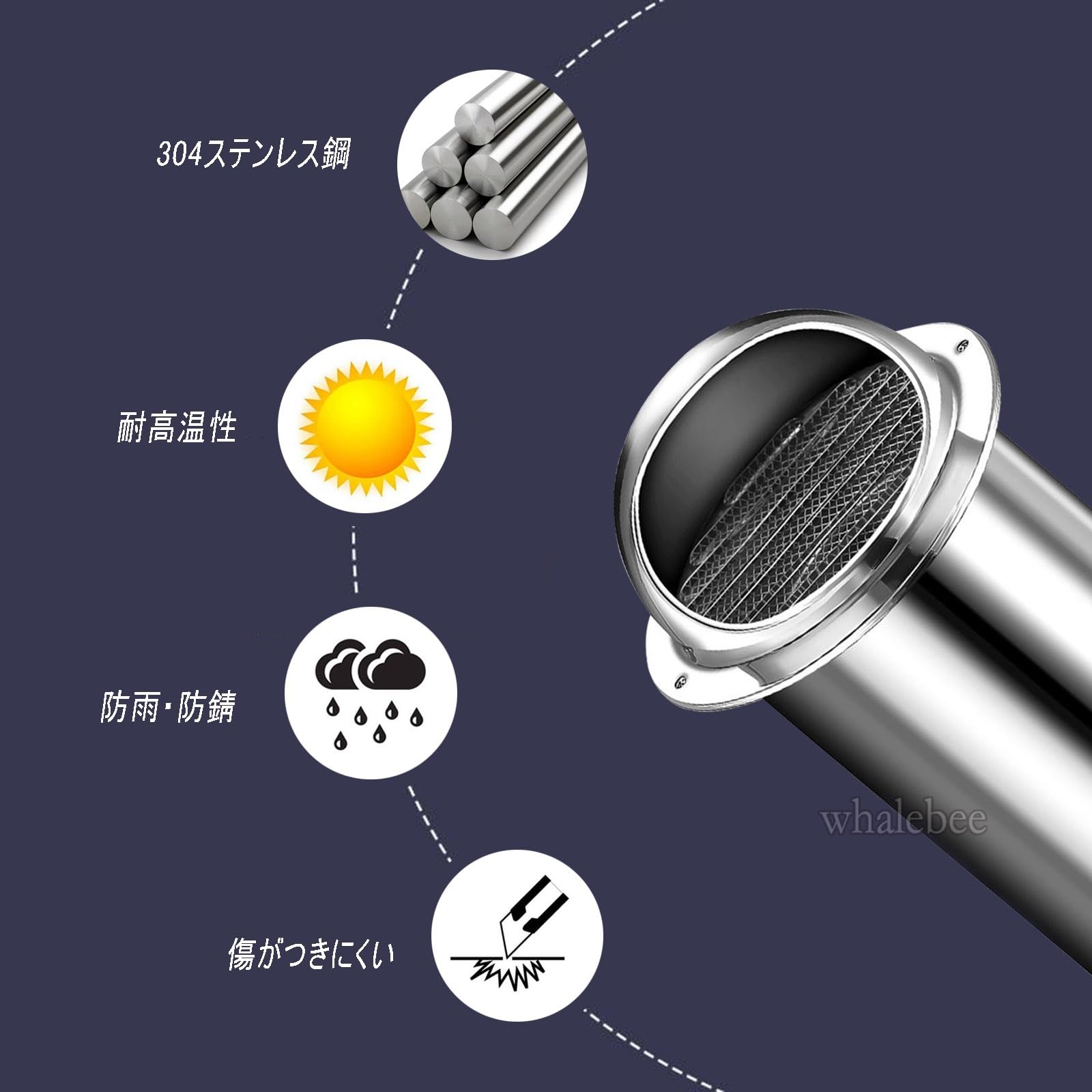 厨房換気ダクトステンレス 製品紹介（厨房⁄空調関連）｜株式会社山本製作所