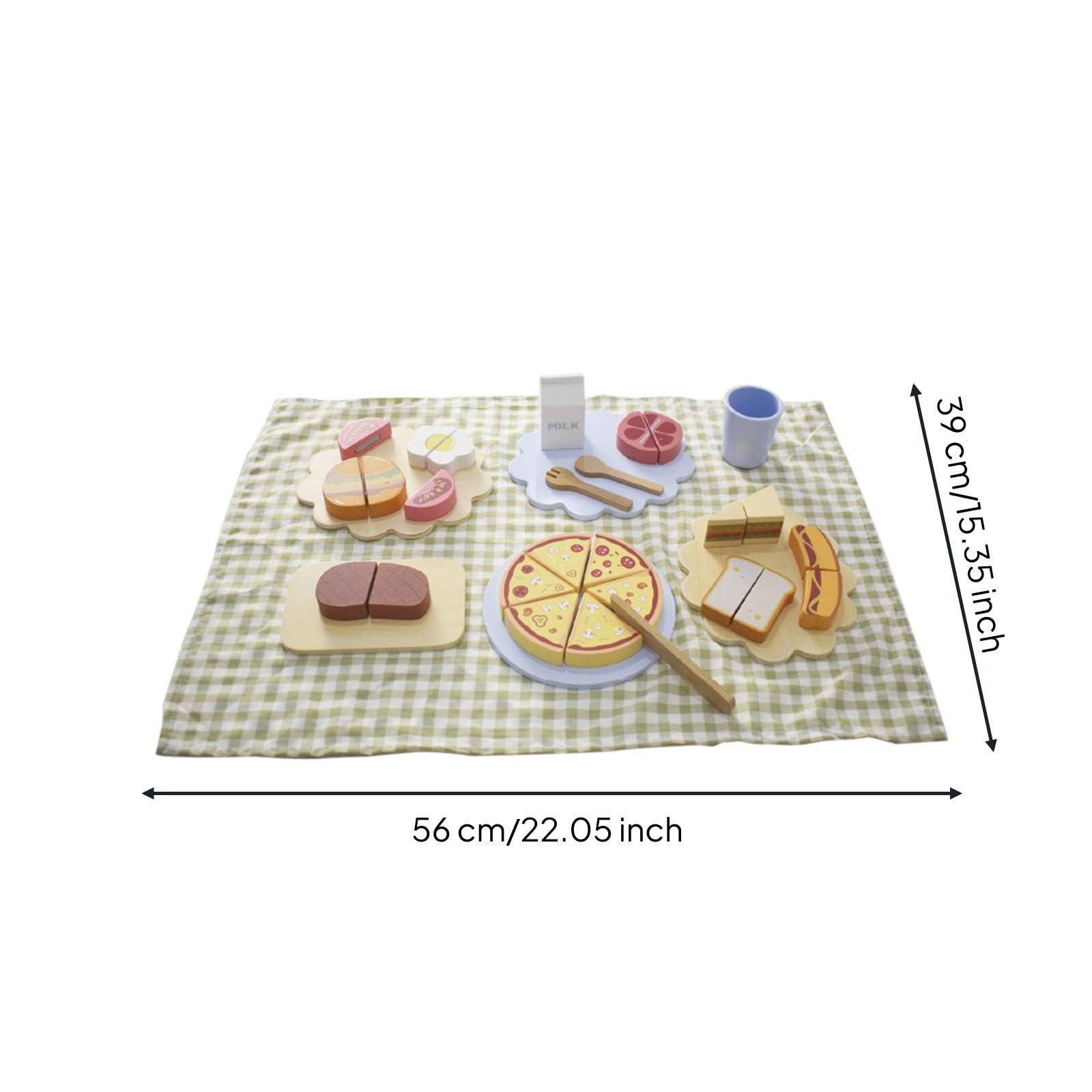 Juguete de Cortar Alimentos para Cortar No Tóxico Set de Alimentos para Preescolares , Set De Comida Rápida