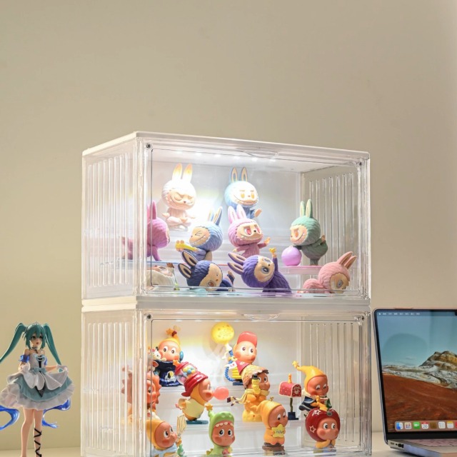 Amazon.co.jp: BENYIフィギュアケース LEDライト付き アクリルケース