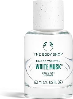The Body Shop White Musk Eau de Toilette (1x 60ml), Fresh Floral Musk Perfume for Men & Women, Long-Lasting Unisex Fragrance with Jasmine & Lily Notes, Vegan Cologne, Signature Cruelty-Free Scent